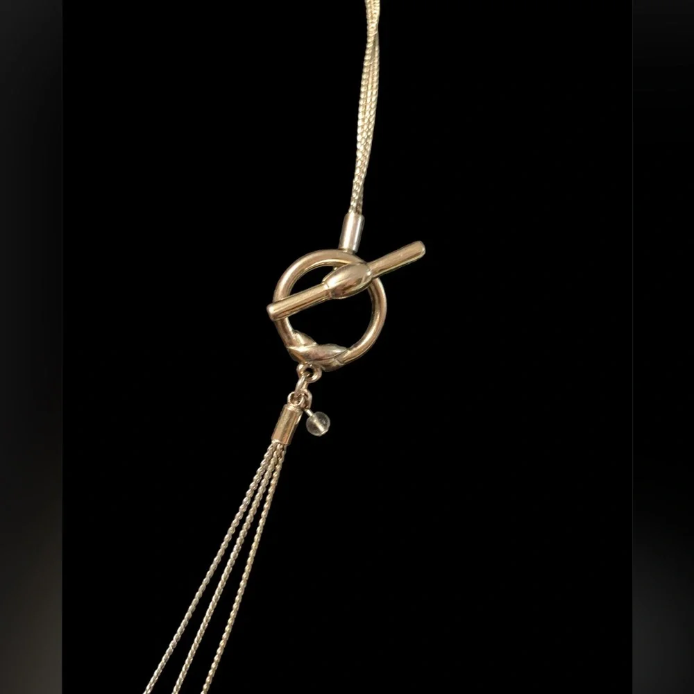 Silver tone necklace - Picture 2 of 2